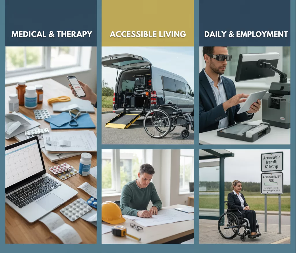 Title-The Invisible Tax - Why Living with a Disability is More Expensive Than You Think by Documen Support Services